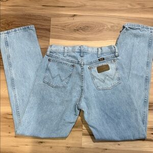 Wrangler Men's Denim Jeans in Light Blue 31x34